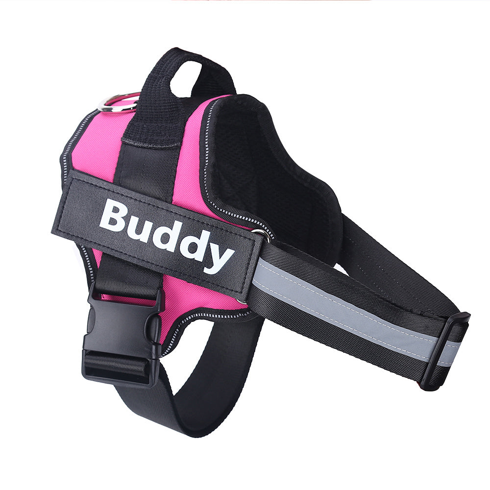 Reflective Breathable Personalized Dog Harness For Small Large Dogs