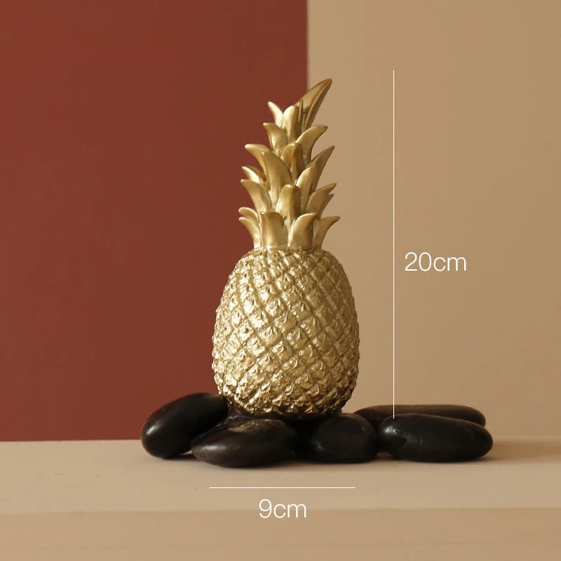 Nordic Light Luxury Pineapple Decoration Figurines