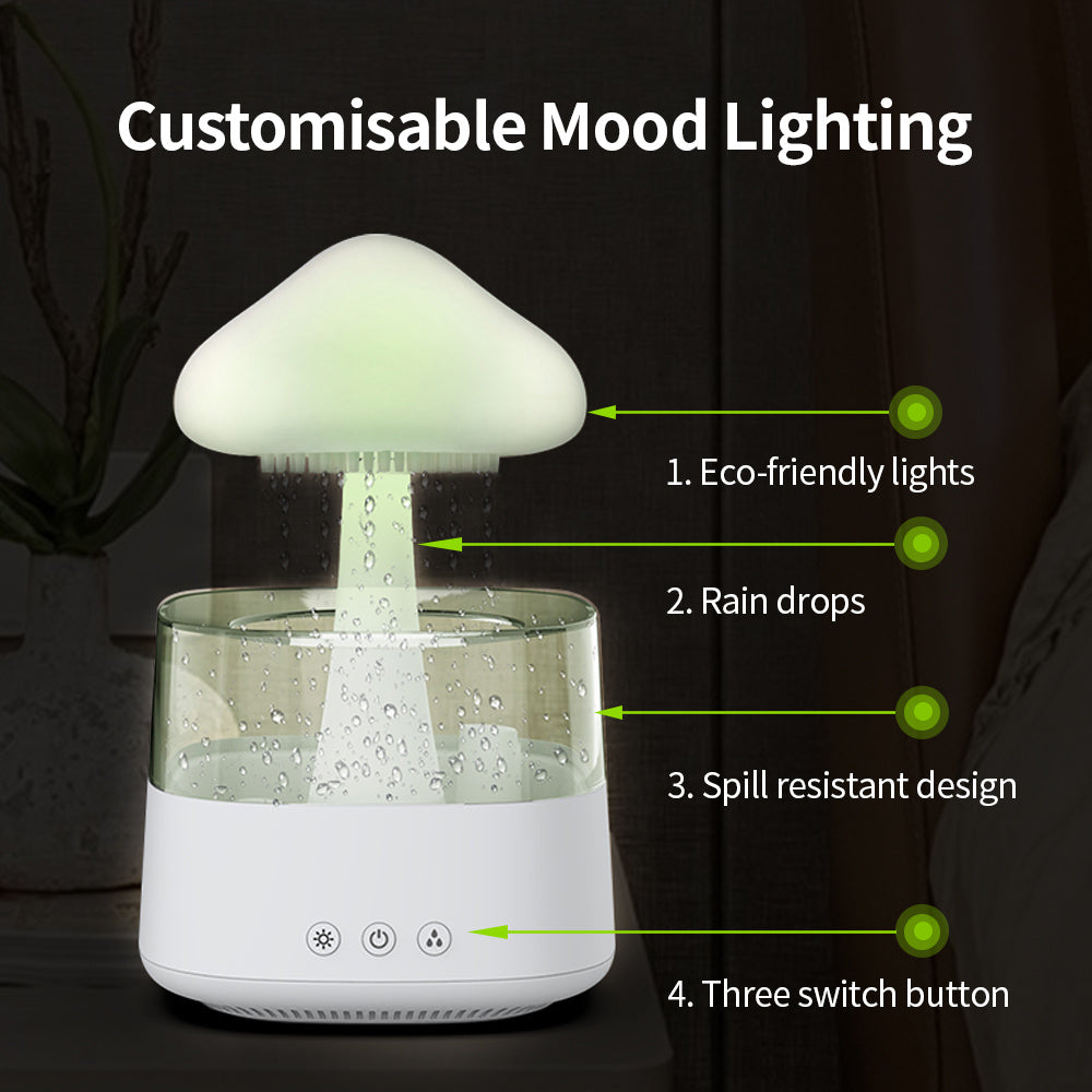 Mushroom Shaped Rain Cloud Humidifier