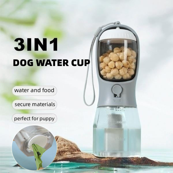 3 in 1 Portable Multi-functional Dog Water Cup