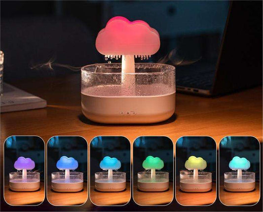 200ml Rain Cloud Water Drip Humidifier With Essential Oils Aroma Diffuser