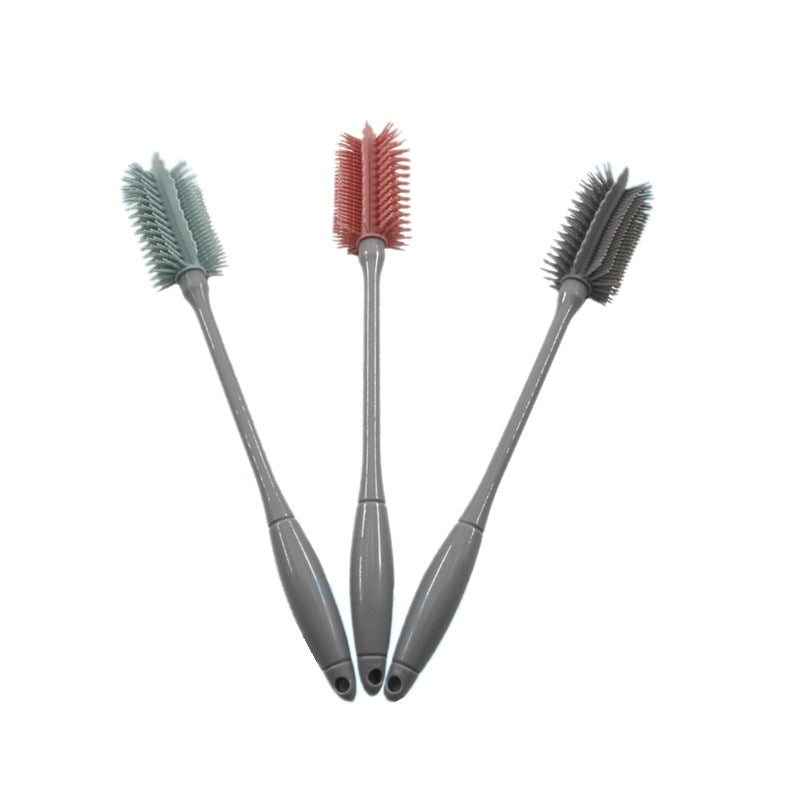 Durable Silicone Cleaning Long Handle Cup Brush