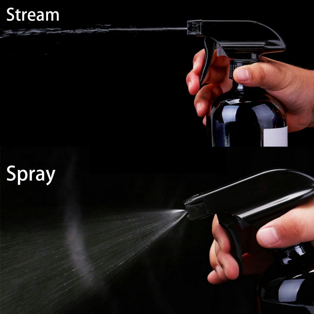 Blue Boston Glass Spray Bottle