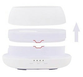 500ml Ultrasonic Colorful Light Fragrance Air Humidifier  with Essential Oil Diffuser