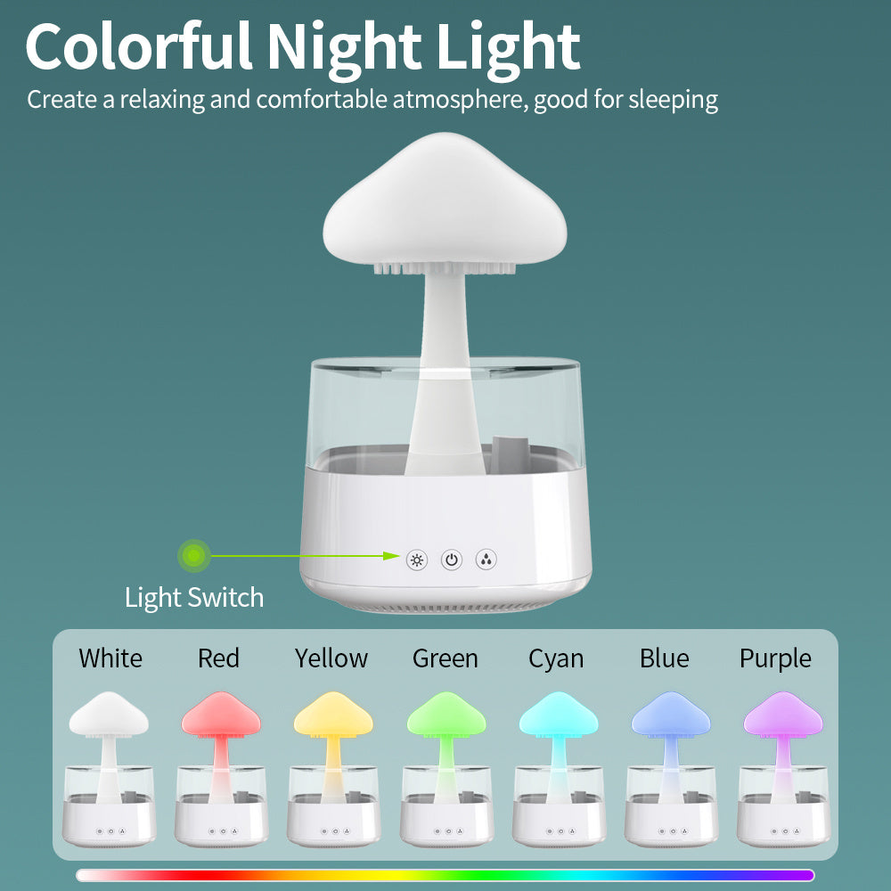 Mushroom Shaped Rain Cloud Humidifier