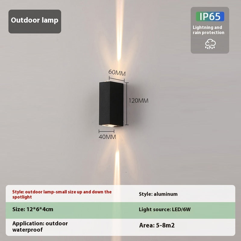 Waterproof Simple Creative Outdoor Led Wall Lamp