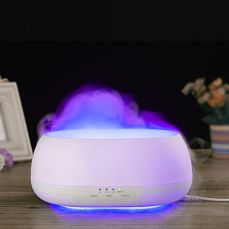 500ml Ultrasonic Colorful Light Fragrance Air Humidifier  with Essential Oil Diffuser