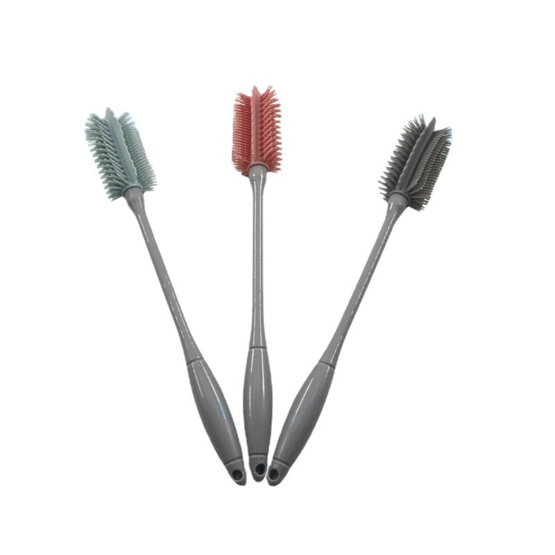 Durable Silicone Cleaning Long Handle Cup Brush