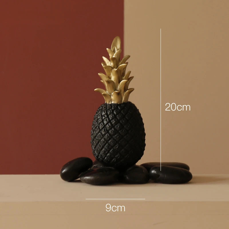 Nordic Light Luxury Pineapple Decoration Figurines
