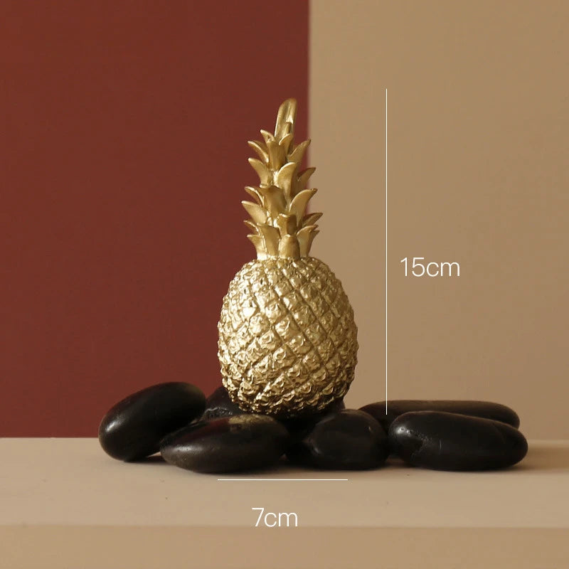 Nordic Light Luxury Pineapple Decoration Figurines