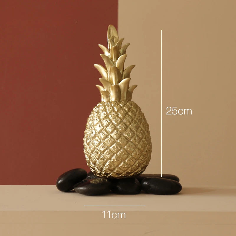 Nordic Light Luxury Pineapple Decoration Figurines