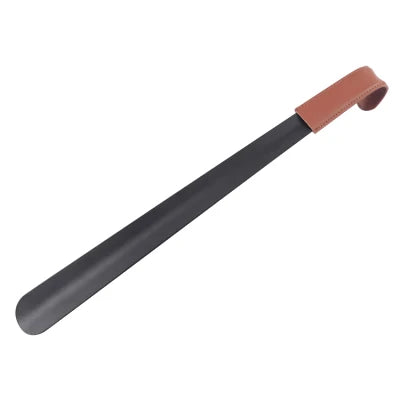 42cm Long Handled Leather Shoe Horn