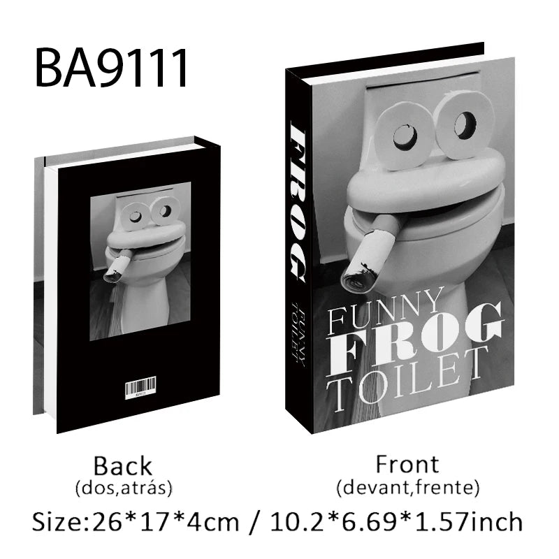 Luxury Fashion Fake Books Nooks for Decoration