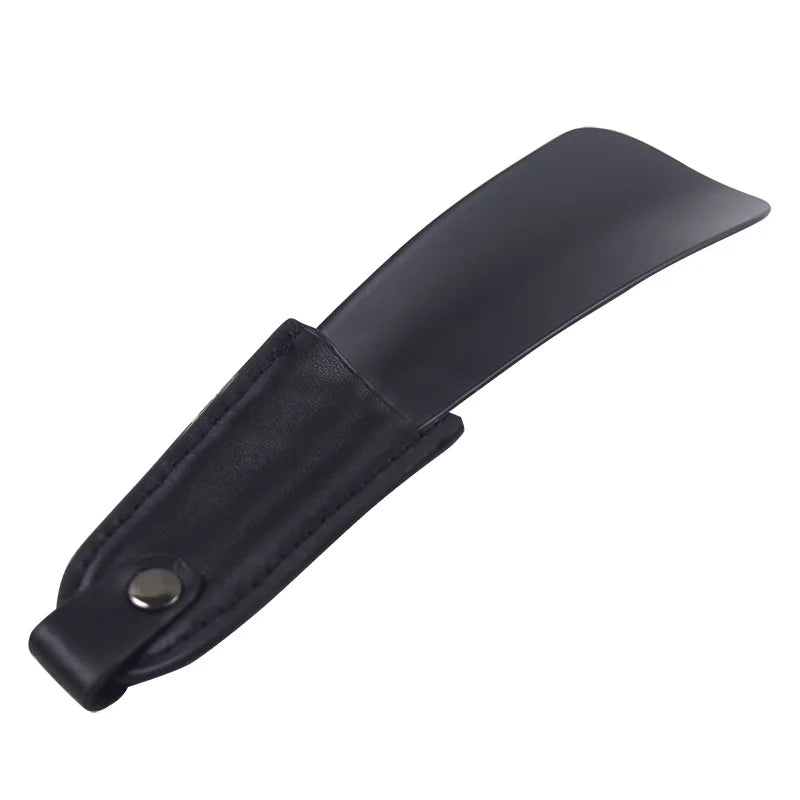 42cm Long Handled Leather Shoe Horn