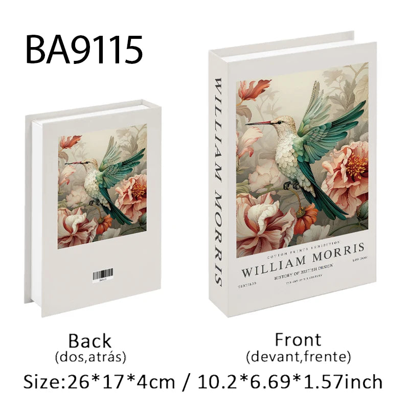Luxury Fashion Fake Books Nooks for Decoration