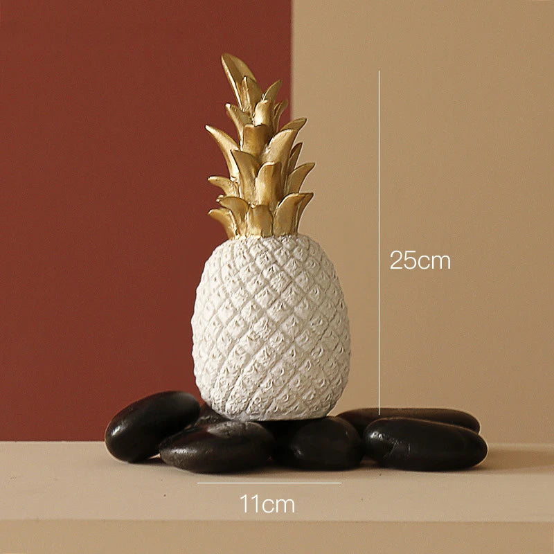 Nordic Light Luxury Pineapple Decoration Figurines