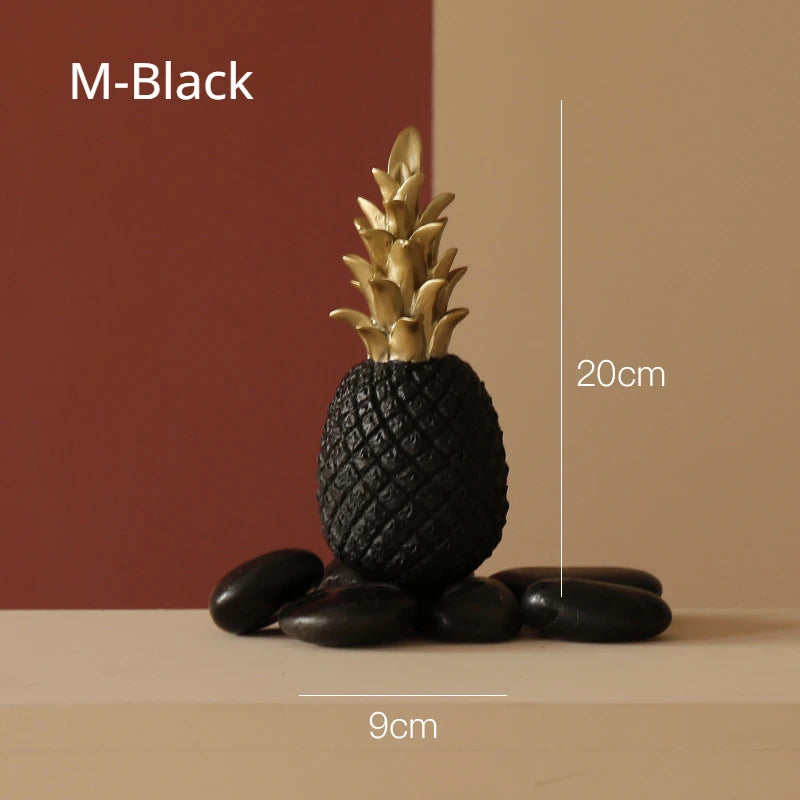 Nordic Light Luxury Pineapple Decoration Figurines