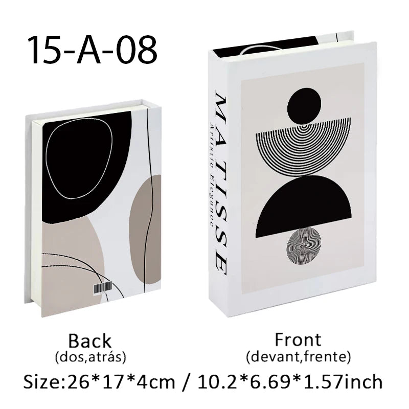 Luxury Fashion Fake Books Nooks for Decoration