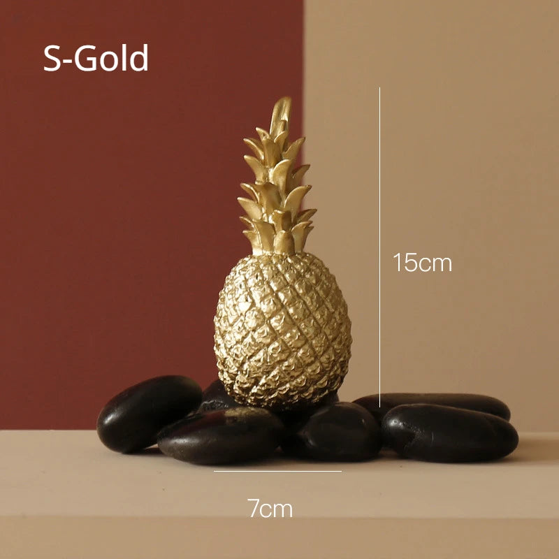 Nordic Light Luxury Pineapple Decoration Figurines