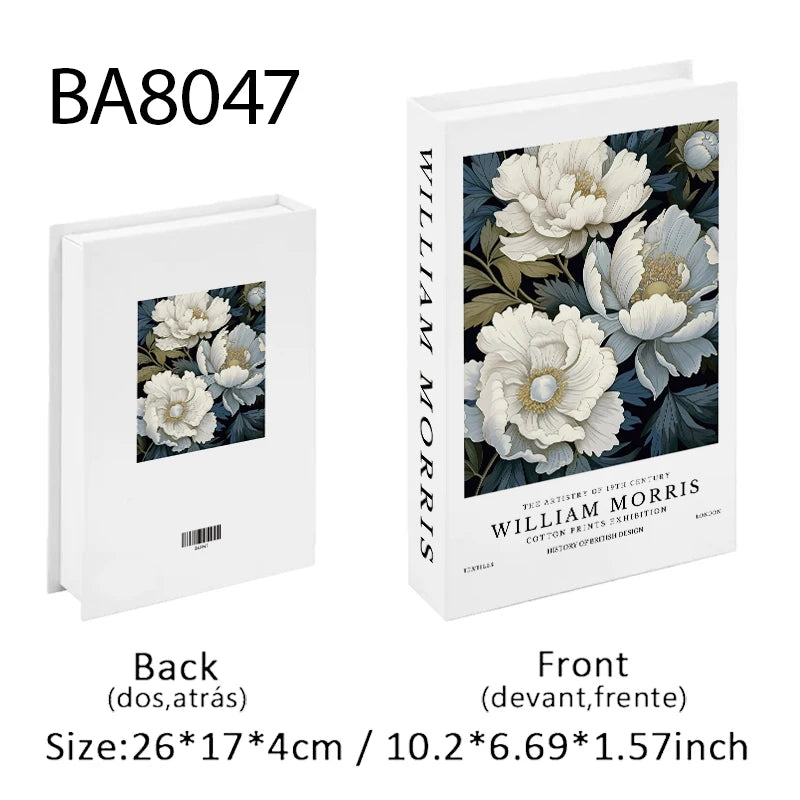 Luxury Fashion Fake Books Nooks for Decoration