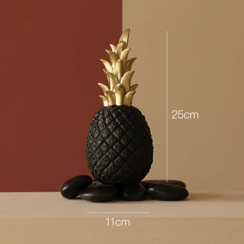 Nordic Light Luxury Pineapple Decoration Figurines
