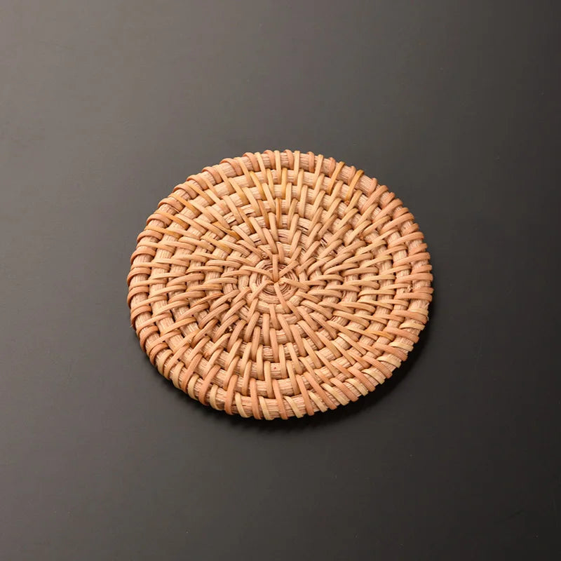 6Pcs Round Drink Coasters Set