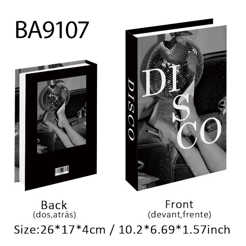 Luxury Fashion Fake Books Nooks for Decoration