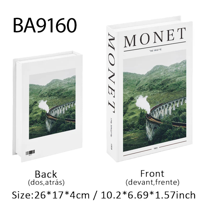 Luxury Fashion Fake Books Nooks for Decoration