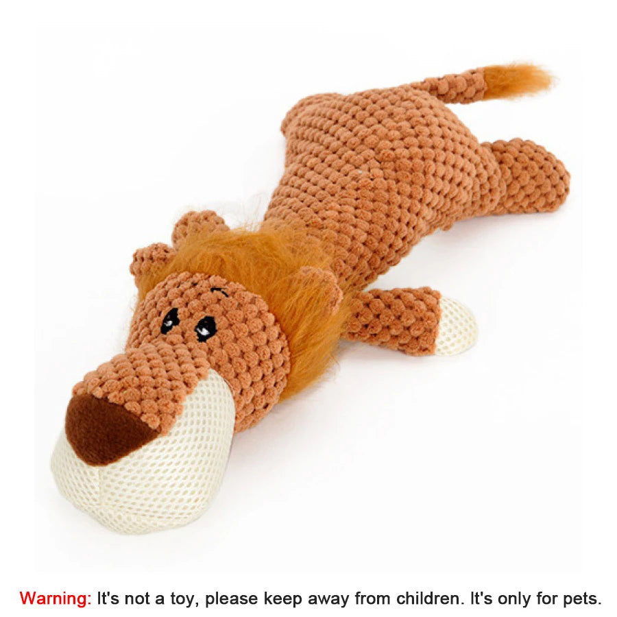 1/3 Pcs Dog Bite-Resistant Sound Plush Toy For Small & Medium Dogs