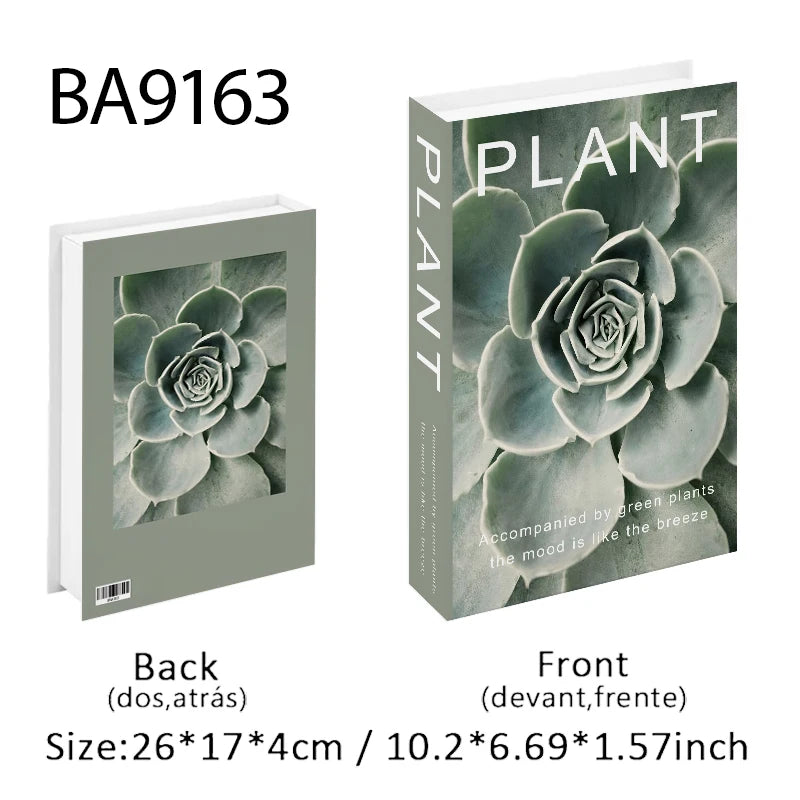 Luxury Fashion Fake Books Nooks for Decoration