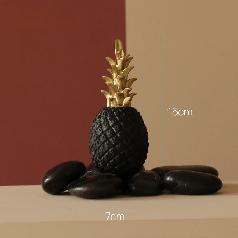 Nordic Light Luxury Pineapple Decoration Figurines