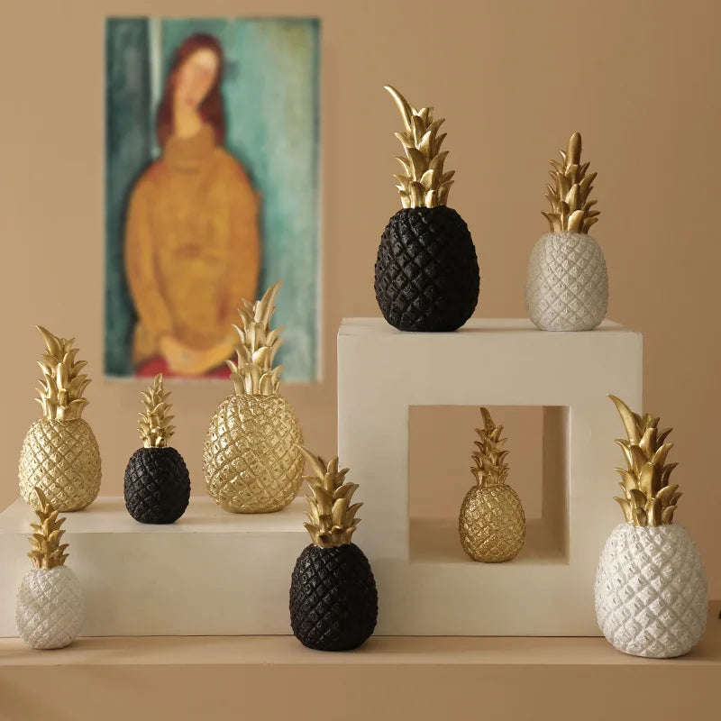 Nordic Light Luxury Pineapple Decoration Figurines