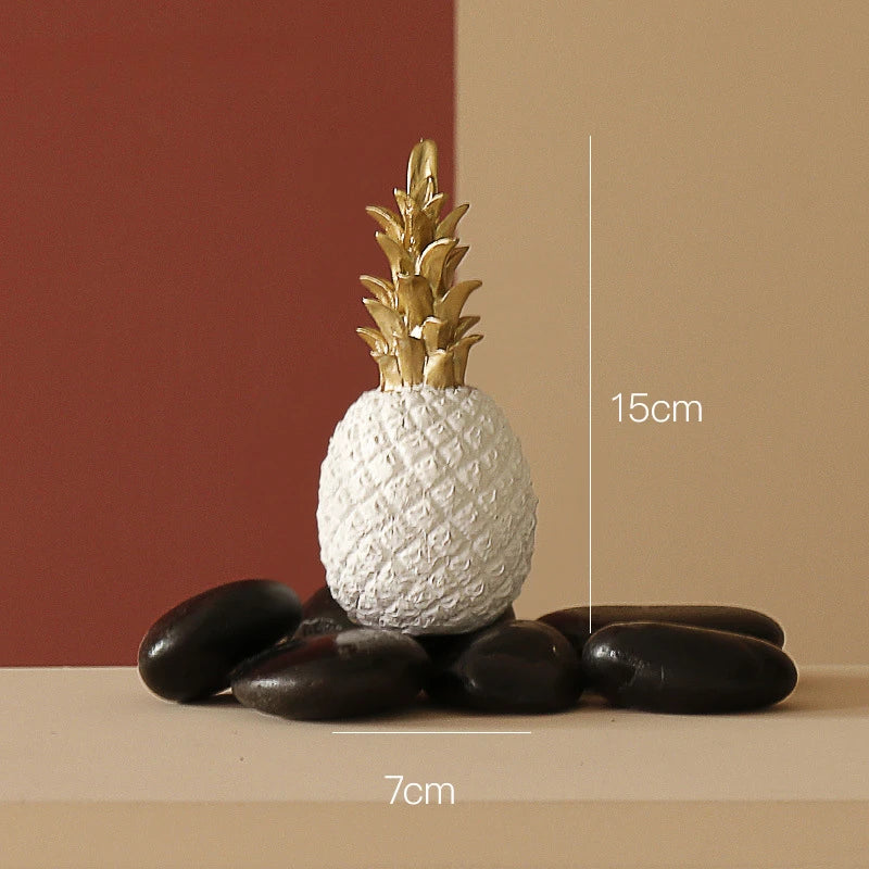 Nordic Light Luxury Pineapple Decoration Figurines