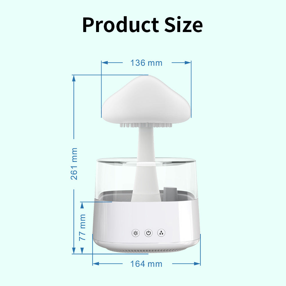 Mushroom Shaped Rain Cloud Humidifier