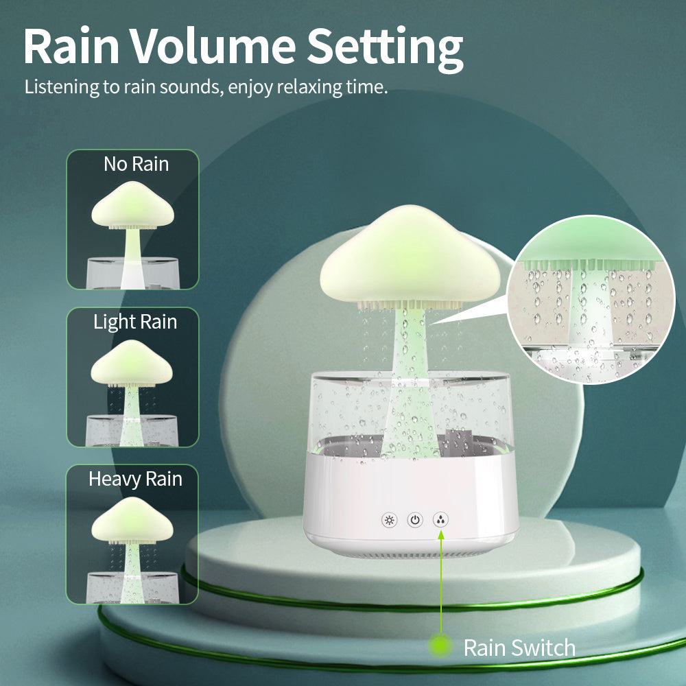 Mushroom Shaped Rain Cloud Humidifier
