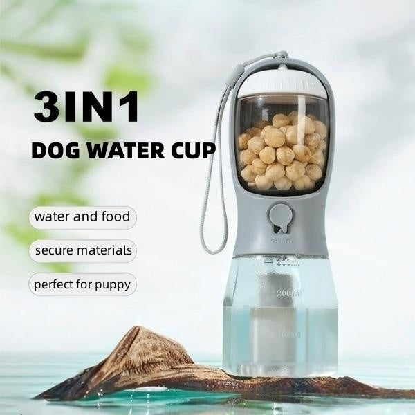 3 in 1 Portable Multi-functional Dog Water Cup