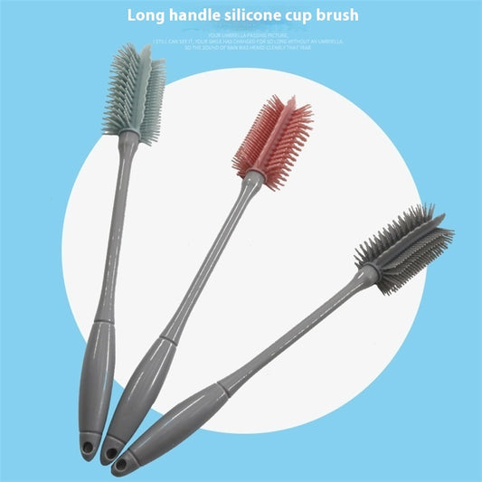 Durable Silicone Cleaning Long Handle Cup Brush