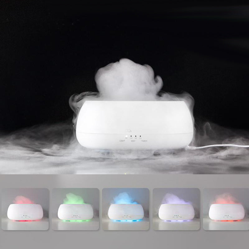 500ml Ultrasonic Colorful Light Fragrance Air Humidifier  with Essential Oil Diffuser